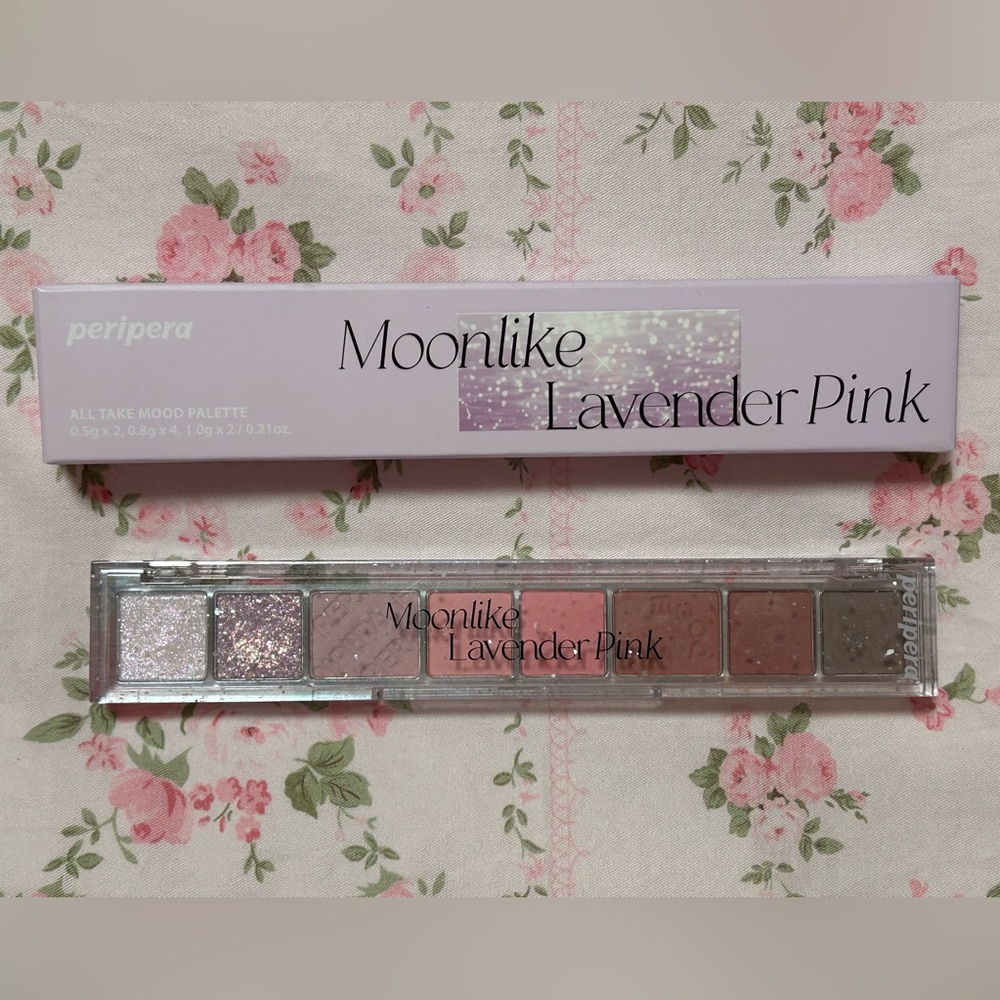 Peripera All Take Mood Palette - Moonlike Lavender Pink Eyeshadow